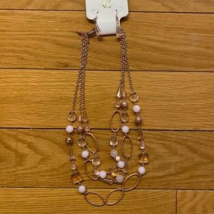 Charming Charlie necklace earring set